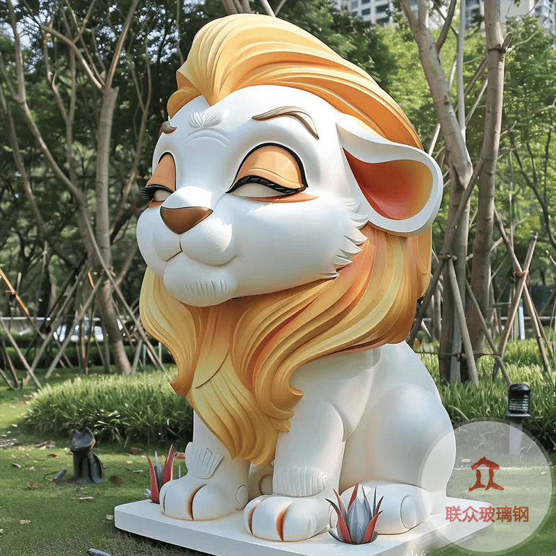 玻璃鋼幾何動(dòng)物雕塑戶外景觀園林售樓部廣場(chǎng)卡通動(dòng)物抽象鹿擺件